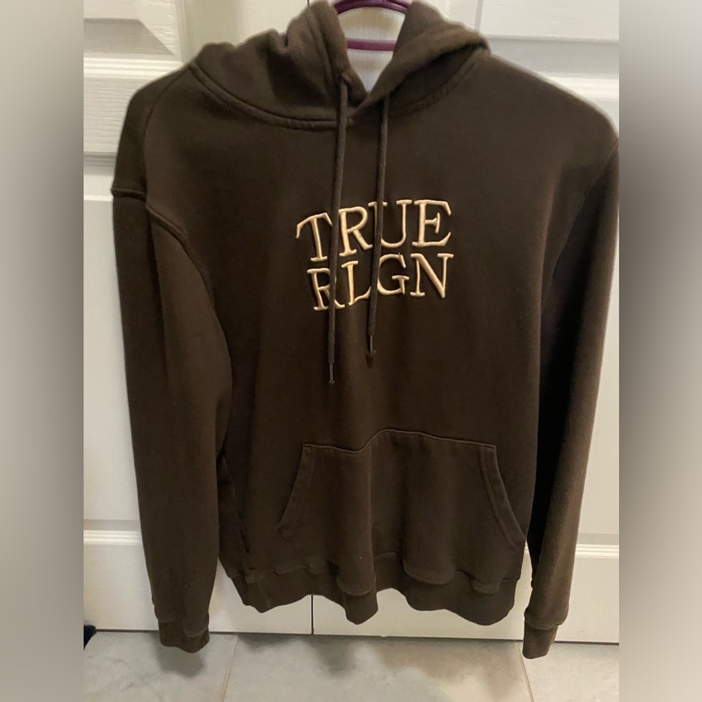 True religion embroidered hoodie